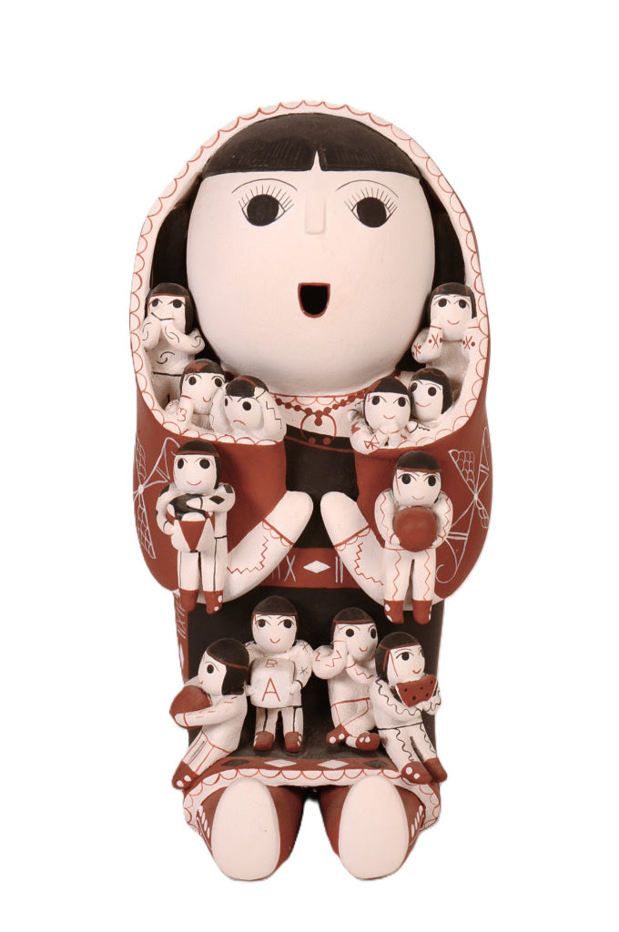 Cochiti Pueblo Storyteller Doll By Vangie Suina