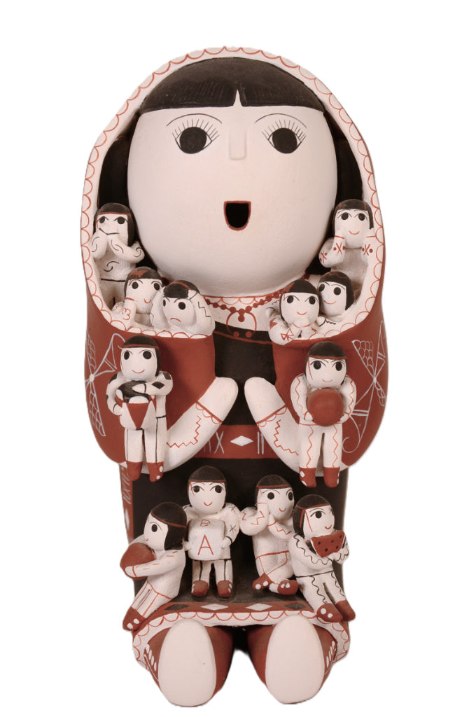 Cochiti Pueblo Storyteller Doll By Vangie Suina