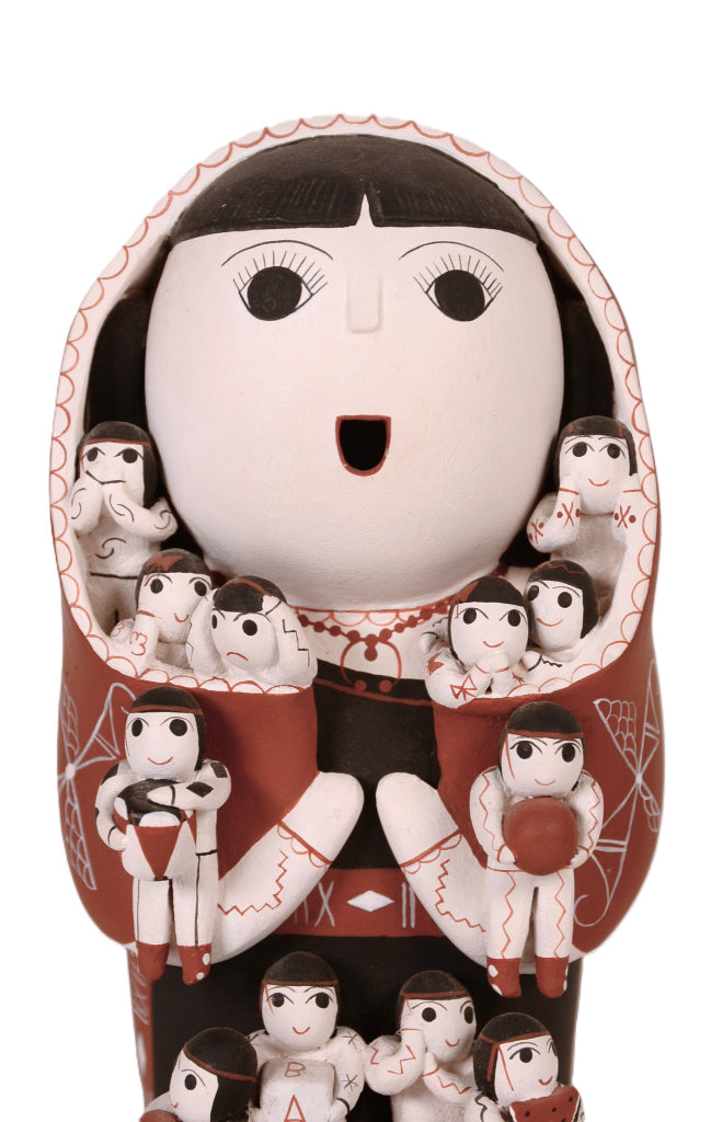 Cochiti Pueblo Storyteller Doll By Vangie Suina