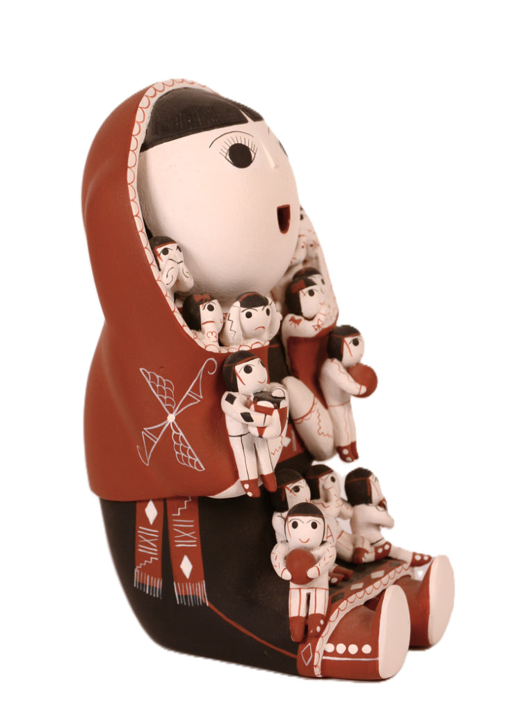 Cochiti Pueblo Storyteller Doll By Vangie Suina