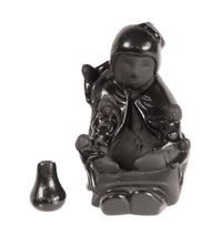 Santa Clara Pueblo Black Storyteller Pottery Doll By Jo Povi