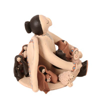 Cochiti Pueblo Angel Storyteller Nativity Pottery By Jo Venia