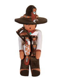 Zuni Pueblo Storyteller Pottery Doll By M. L. Kokaly