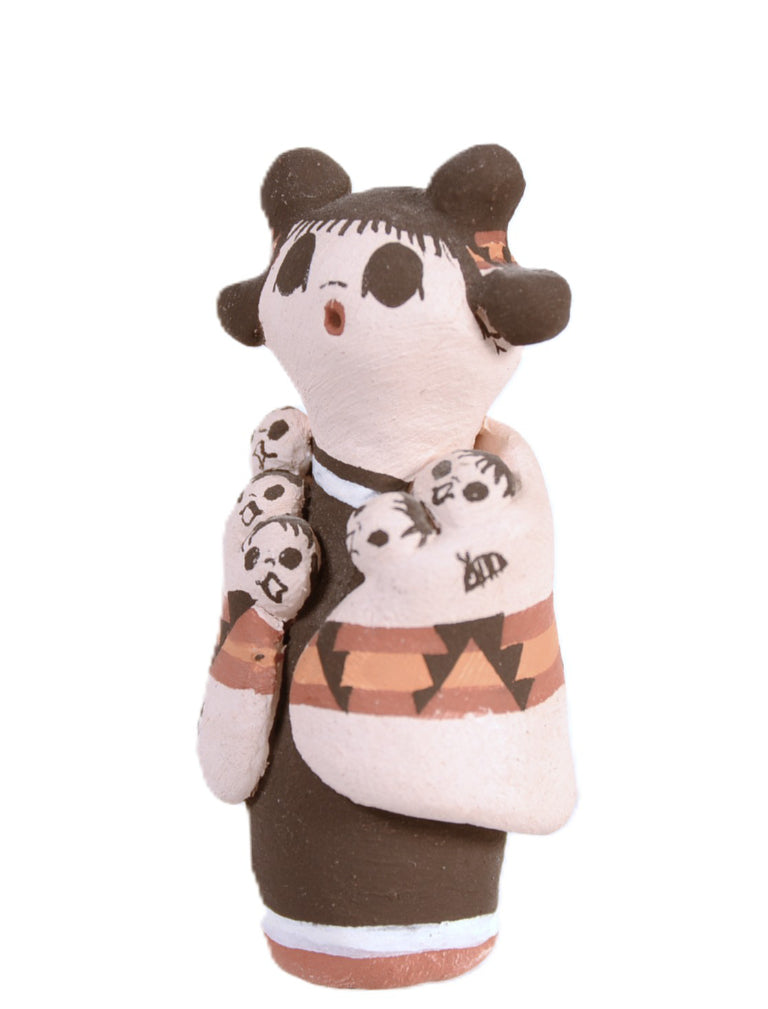 Acoma Pueblo Storyteller Pottery Doll By J. Lewis
