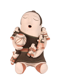 Cochiti Pueblo Storyteller Pottery Doll By Smokey