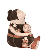 Cochiti Pueblo Storyteller Pottery Doll By Smokey