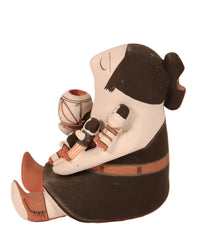 Cochiti Pueblo Storyteller Pottery Doll By Smokey