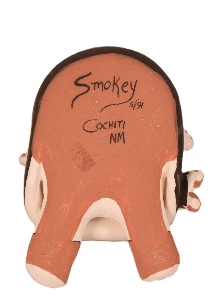 Cochiti Pueblo Storyteller Pottery Doll By Smokey