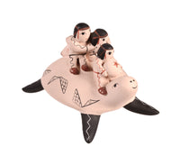 Cochiti Pueblo Turtle Storyteller Pottery By Vangie Suina