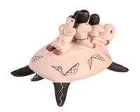 Cochiti Pueblo Turtle Storyteller Pottery By Vangie Suina