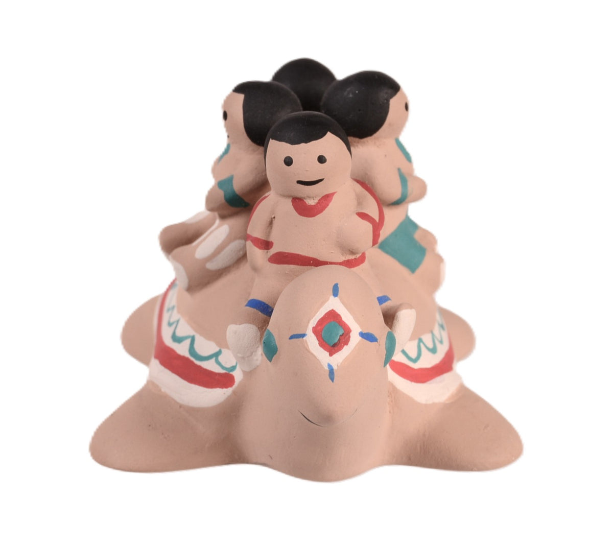 Pueblo and Mixed Pottery Group - Turtles Pottery Set of 6 - Judy Shields -