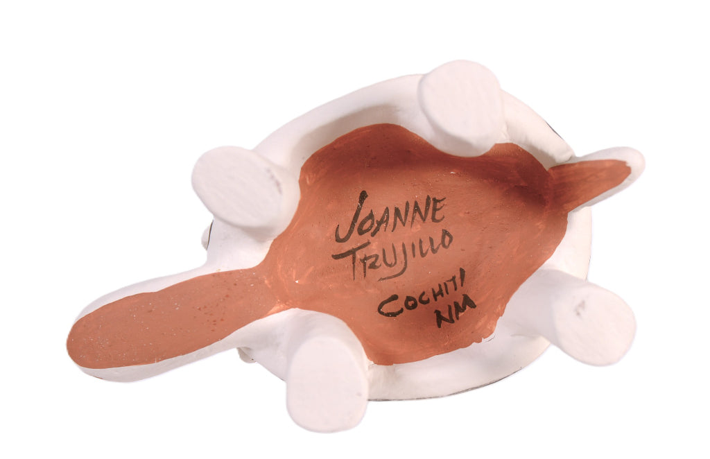 Cochiti Pueblo Turtle Storyteller Pottery By Joanne Trujillo