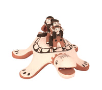 Cochiti Pueblo Storyteller Turtle Pottery By Mary O. Chalon
