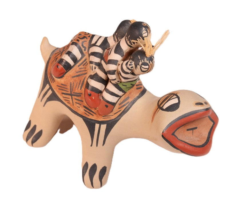Santa Clara Pueblo Turtle Storyteller By Stephane Naranjo