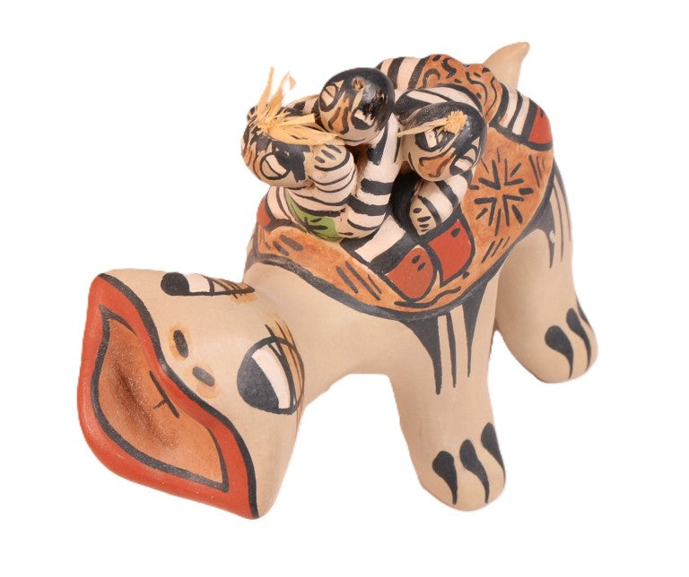 Santa Clara Pueblo Turtle Storyteller By Stephane Naranjo