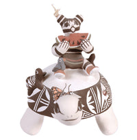 Acoma Pueblo Turtle Storyteller Pottery By Marilyn Ray