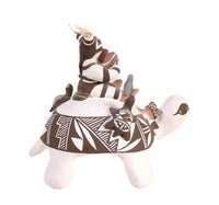 Acoma Pueblo Turtle Storyteller Pottery By Marilyn Ray