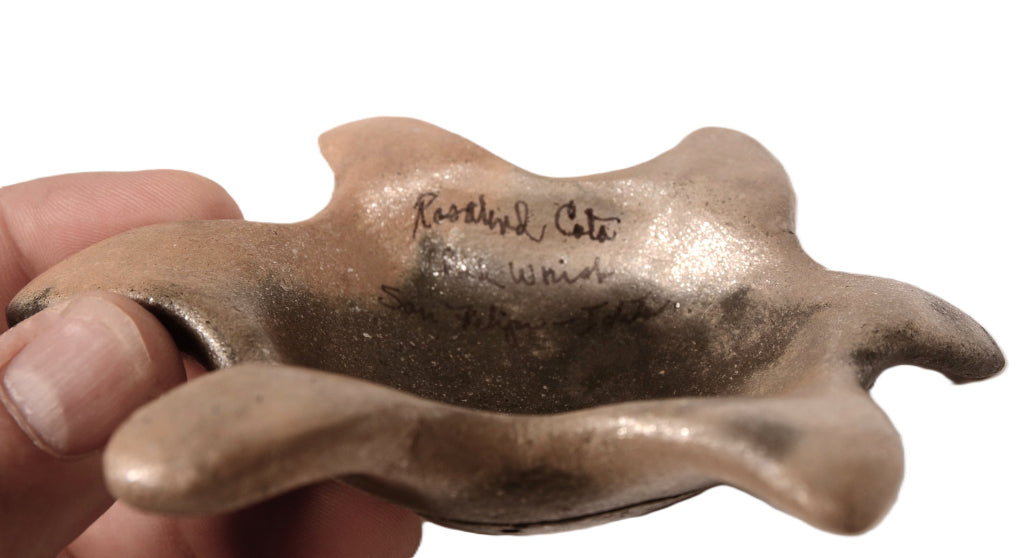 San Felipa Pueblo Ceramic Pottery Turtle By Rosalind Cota
