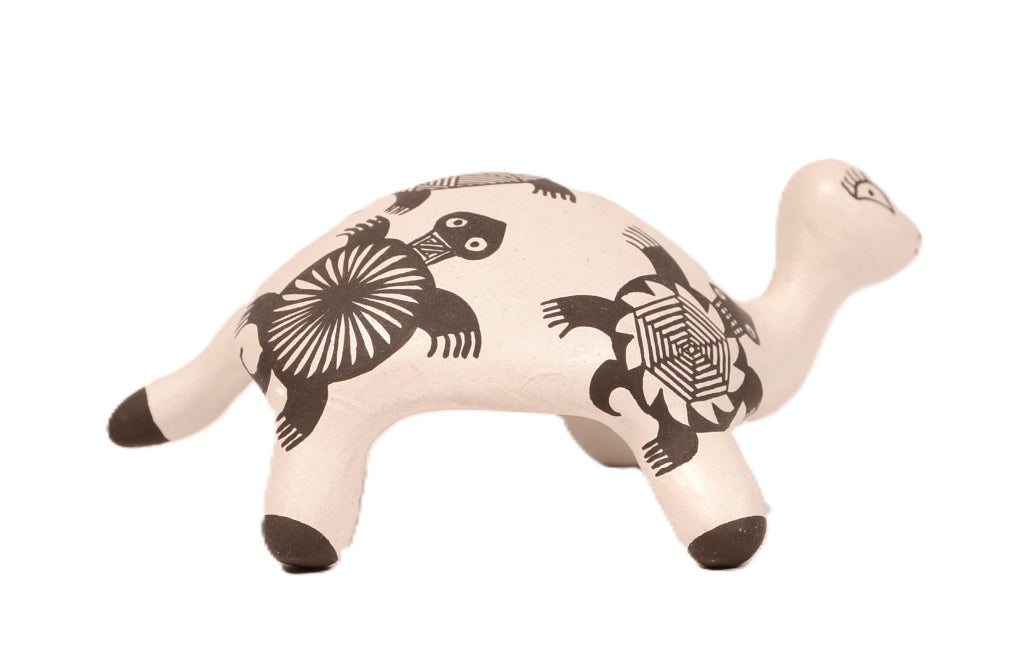 Acoma Pueblo Ceramic Pottery Turtle By BJ Cerno