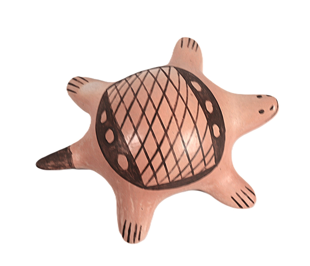 Hopi Pueblo Ceramic Turtle By L. Shula Walpi