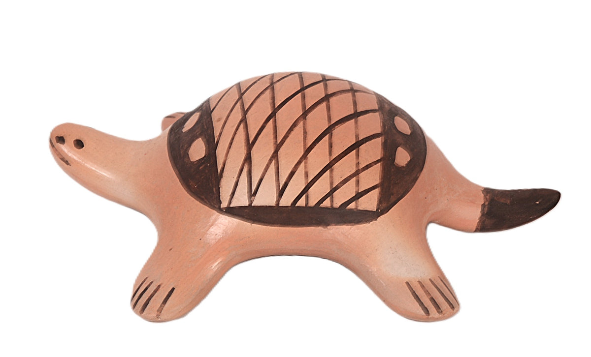 Hopi Pueblo Ceramic Turtle By L. Shula Walpi