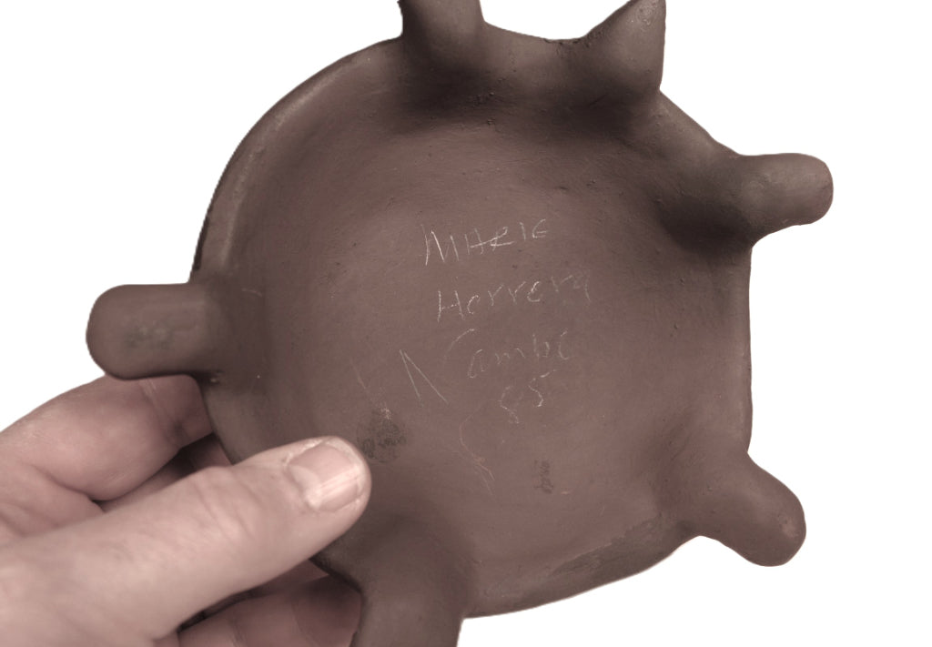 Nambé Pueblo Ceramic Turtle By Marie Herrera