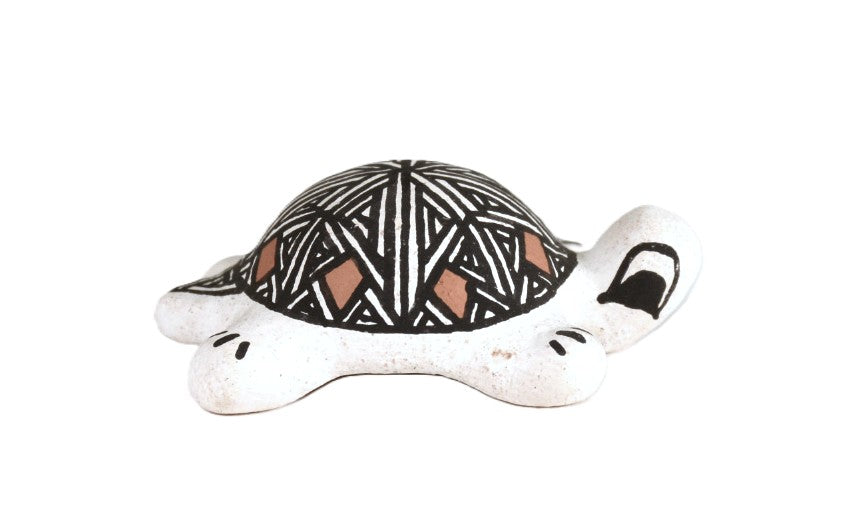 Acoma Pueblo Turtle Pottery By Judy Ortiz