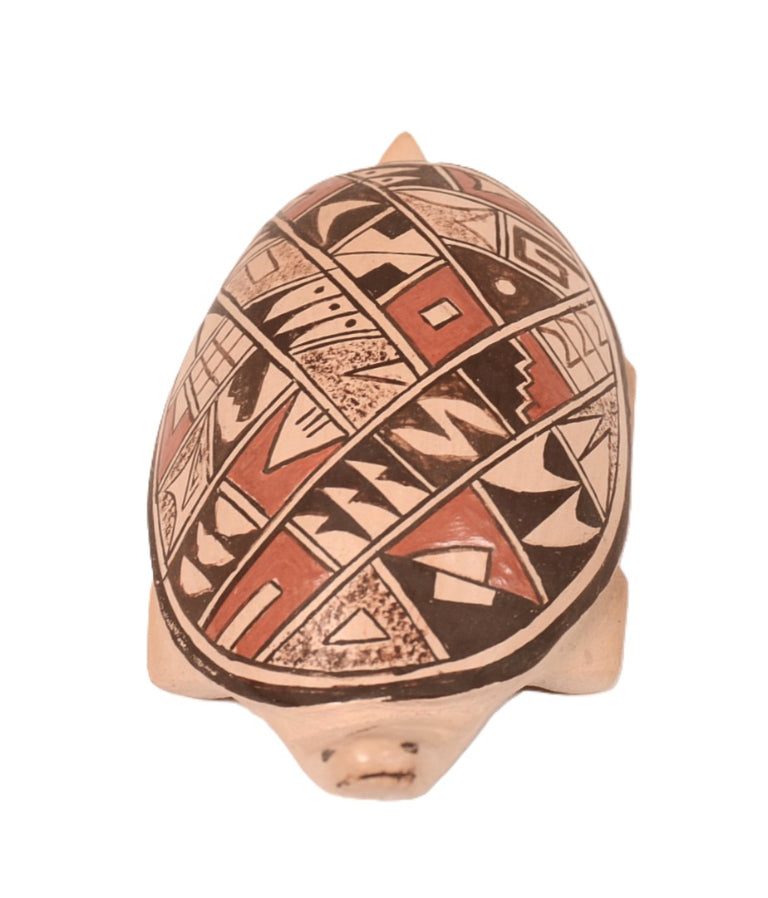 Hopi Pueblo Ceramic Pottery Turtle By Peggy Ami