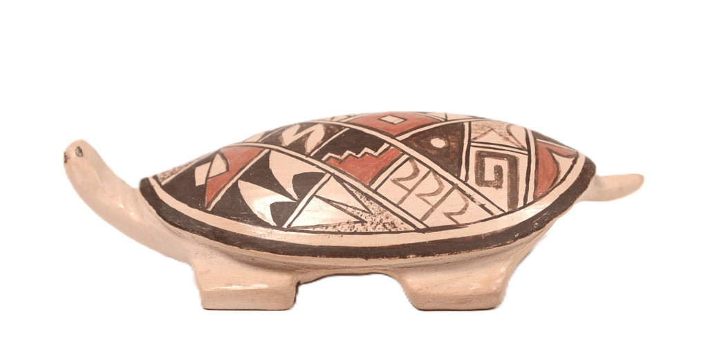 Hopi Pueblo Ceramic Pottery Turtle By Peggy Ami