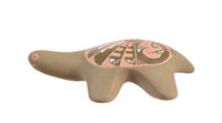 Zuni Pueblo Ceramic Green Clay Turtle Fetish By Josephine Mahooty