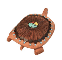 Zuni Pueblo Wood Turtle Fetish By R.Q.