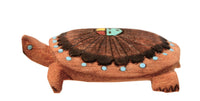 Zuni Pueblo Wood Turtle Fetish By R.Q.