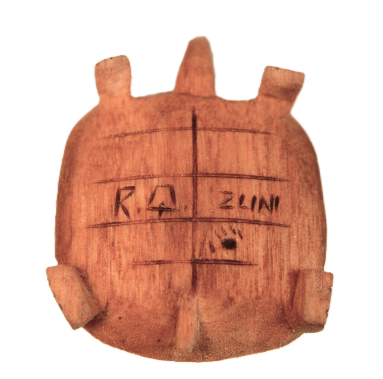 Zuni Pueblo Wood Turtle Fetish By R.Q.