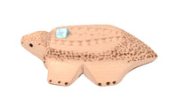 Mexican Folk Art Wood Turtle Fetish By GLC
