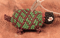 Zuni Pueblo Beaded Turtle By Katherine Peyneta