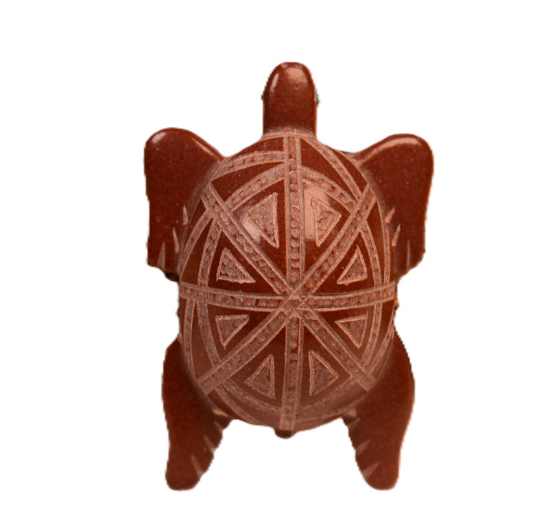 Zuni Pueblo Turtle Fetish By Darren Shebola