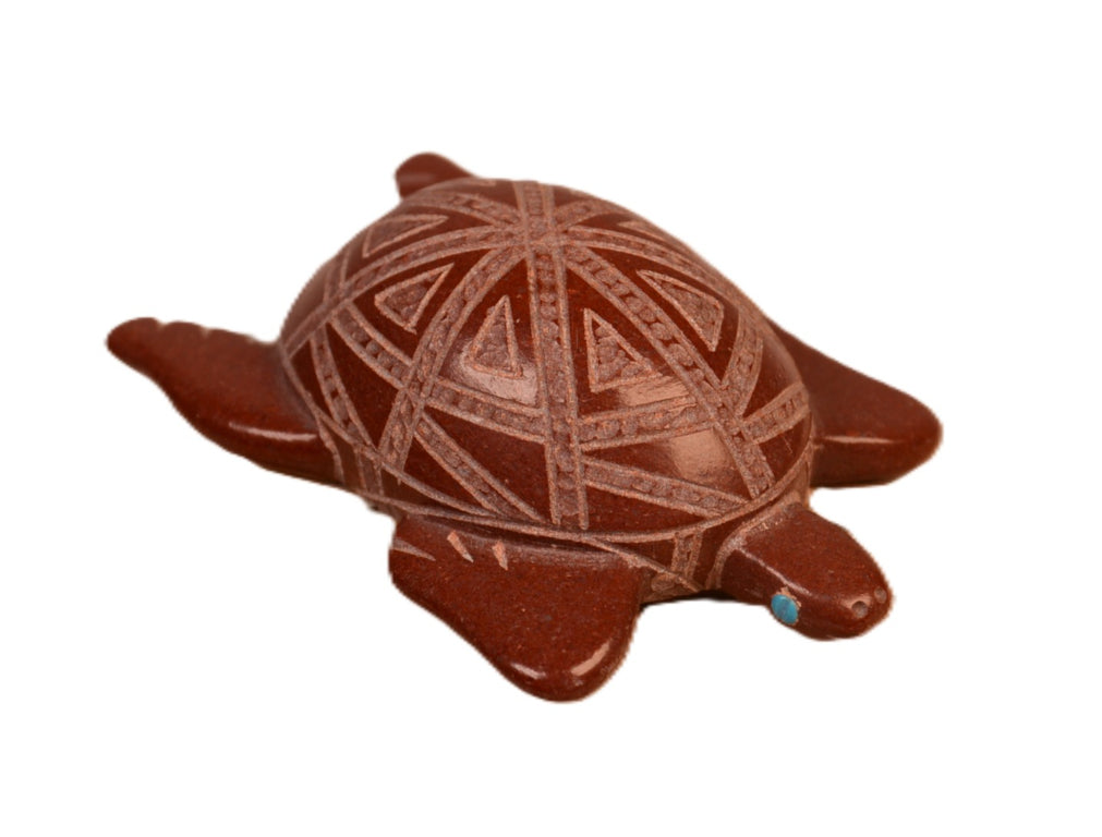 Zuni Pueblo Turtle Fetish By Darren Shebola
