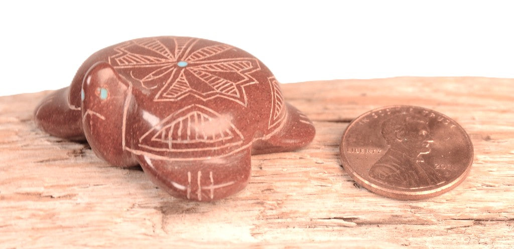 Zuni Pueblo Turtle Fetish By Patrick Wallace