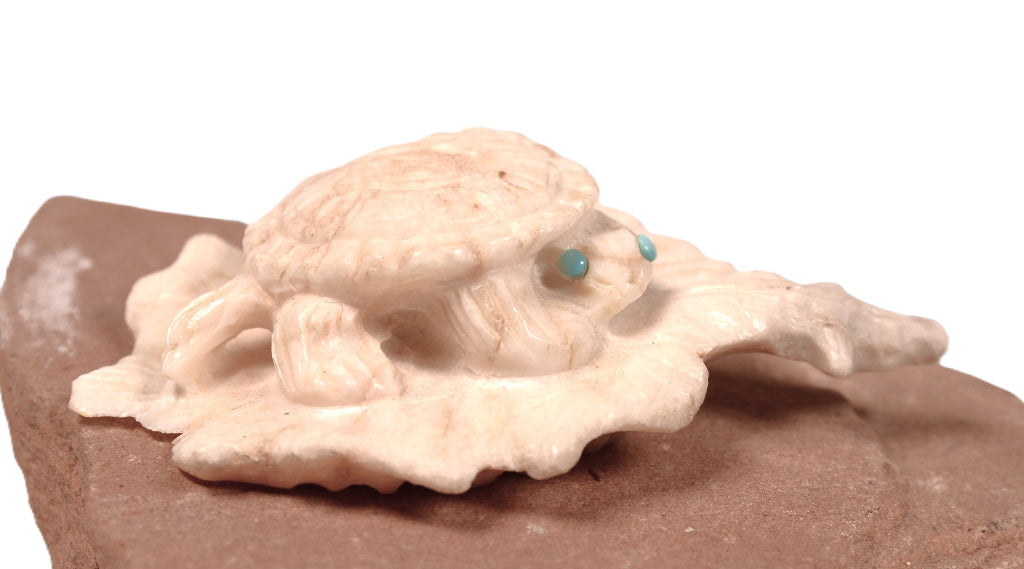 Zuni Pueblo Turtle Fetish By Max Laate