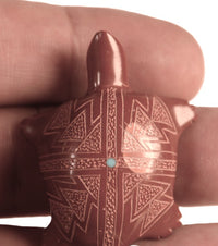 Zuni Pueblo Turtle Fetish By Kent Panteah