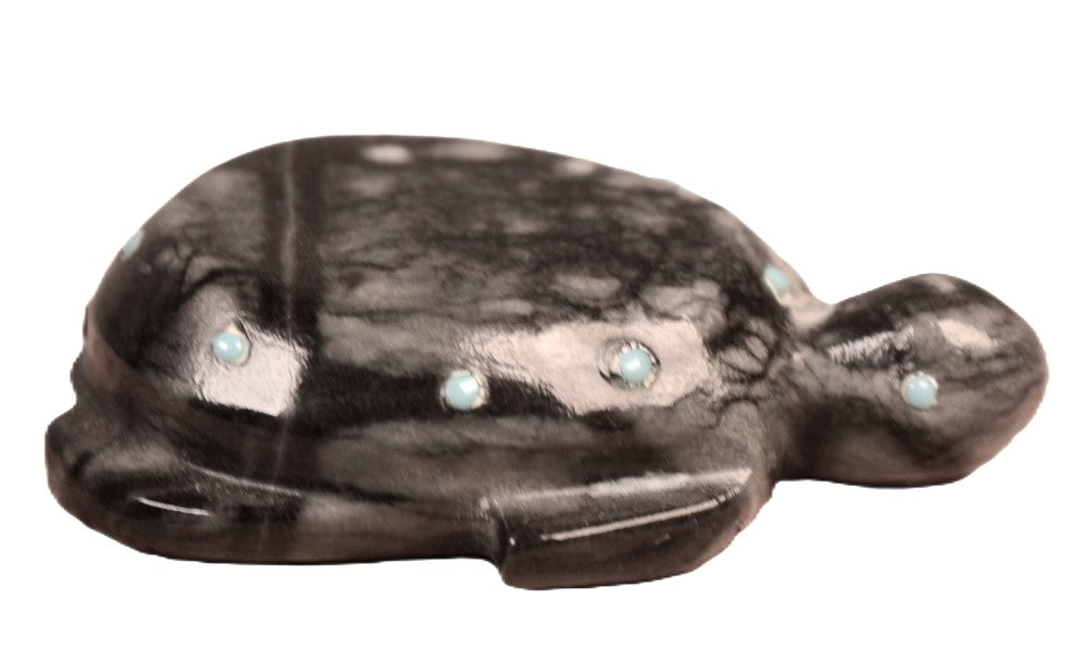 Zuni Pueblo Turtle Fetish By Everett Panteah