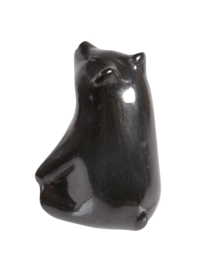 Santa Clara Pueblo Bear Pottery Fetish By Joe Povi