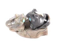 Zuni Kissing Bears Fetish By Della Conch