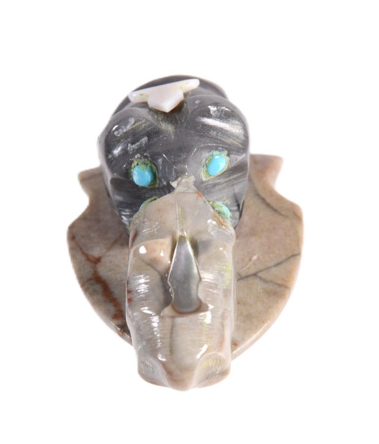 Zuni Kissing Bears Fetish By Della Conch