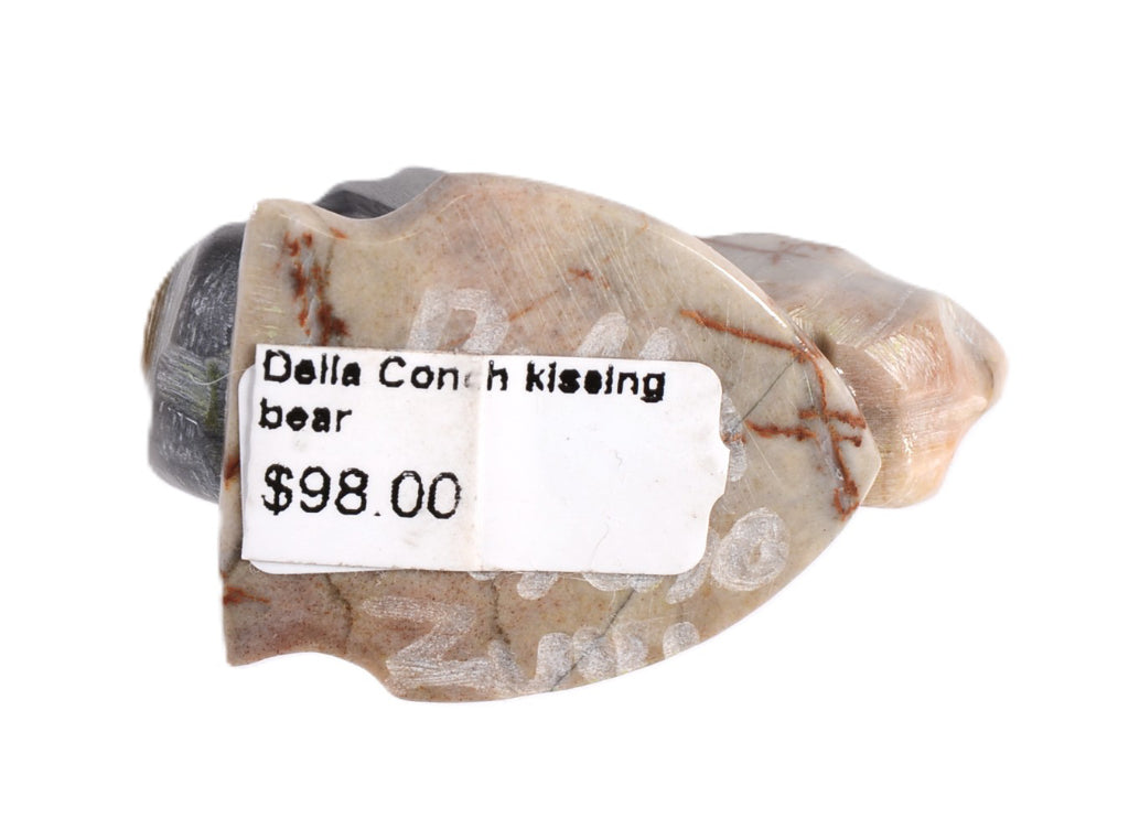 Zuni Kissing Bears Fetish By Della Conch