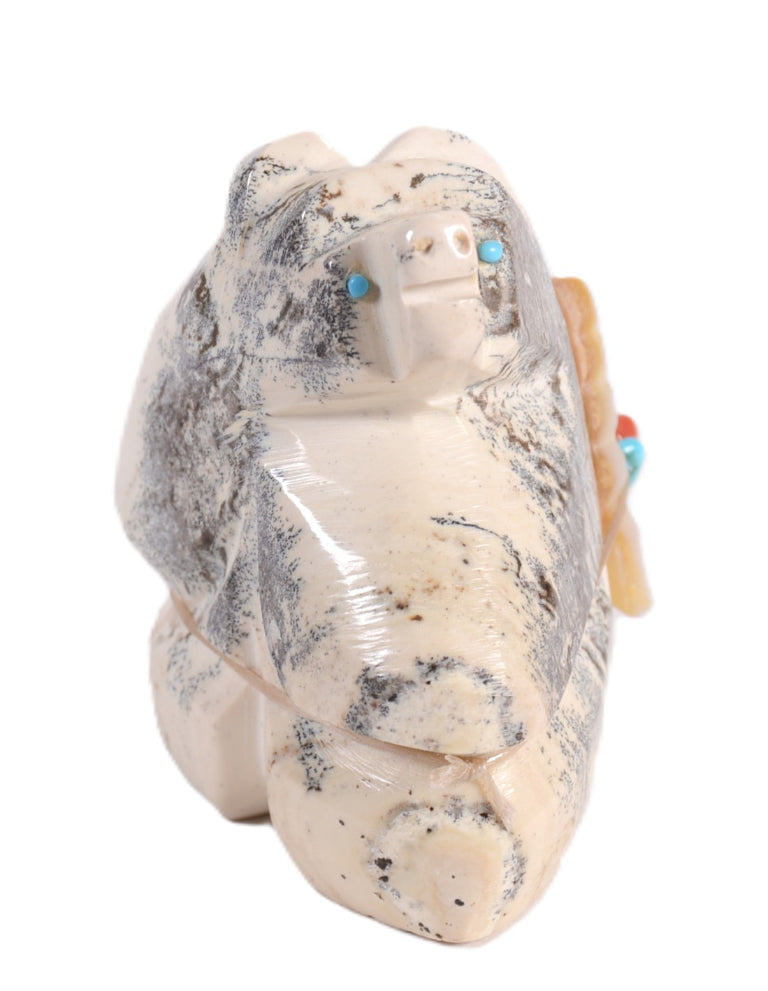 Zuni Bear Fetish By Burt Awelagte