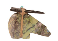 Zuni Pueblo Green Bear Fetish
