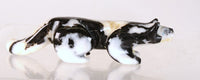 Zuni Mountain Lion Fetish - Zebra Stone - Jasper