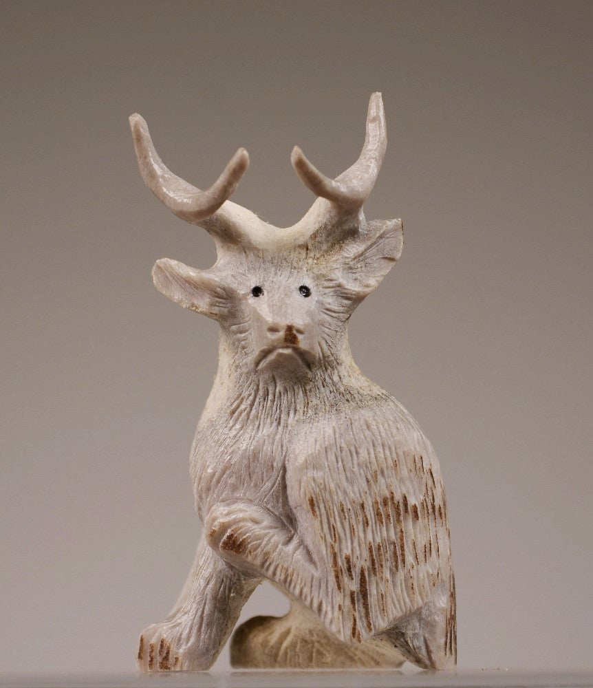 Zuni Blacktail Deer Antler Jackalope by Maxx Laate