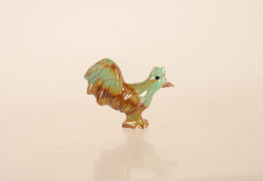 Zuni Turquoise Rooster Fetish